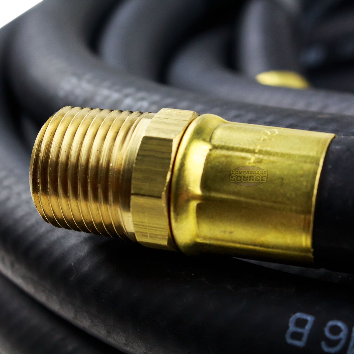 Goodyear 50' ft. x 1/2" in. Rubber Air Hose 250 PSI Air Compressor Hose